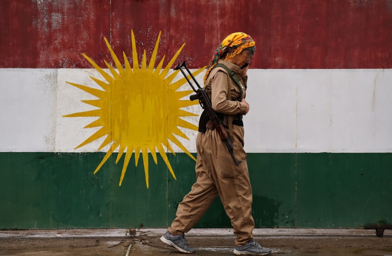 Kurdish fighters